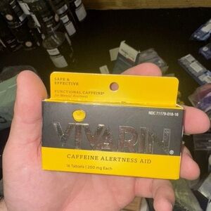 Vivarin Caffeine Tablets 200mg 16 Count Pack of 3 Fast Acting Energy Boost